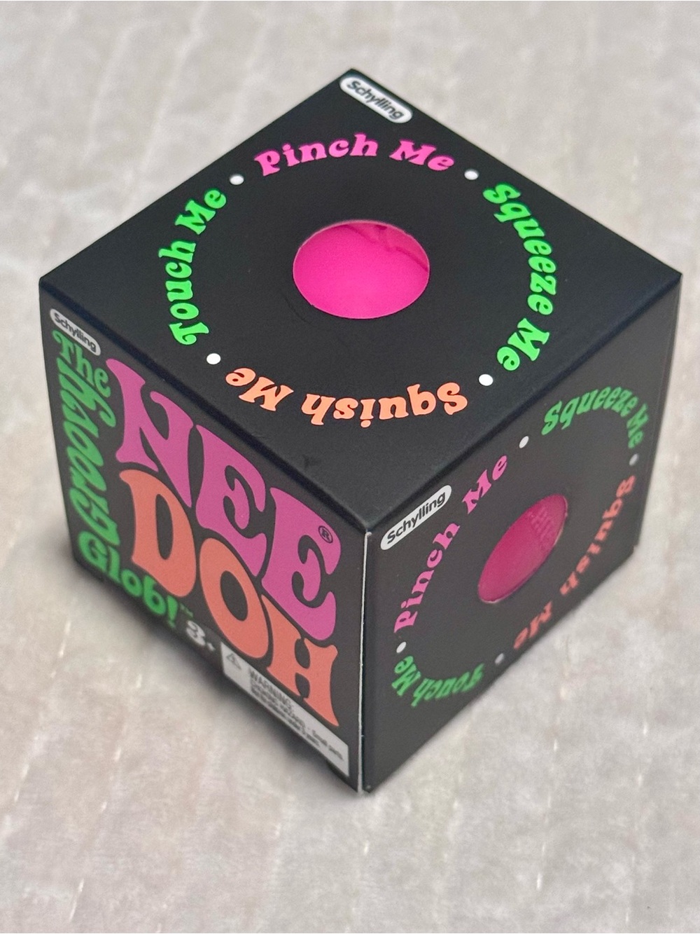 New Schylling NeeDoh Pink ~ The Groovy Glob
